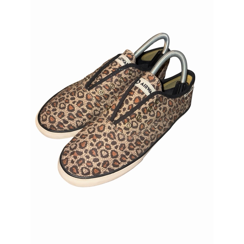 AIRWALK Leopard Slip On Size 9 Tennis Shoes Sneakers